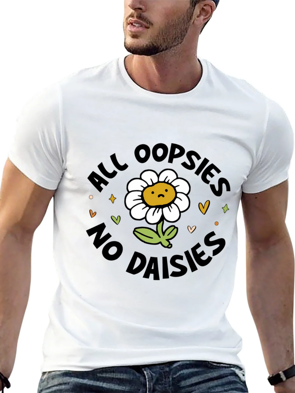 All Oopsies No Daisies T-Shirt - Black Graphic Tee product image 12
