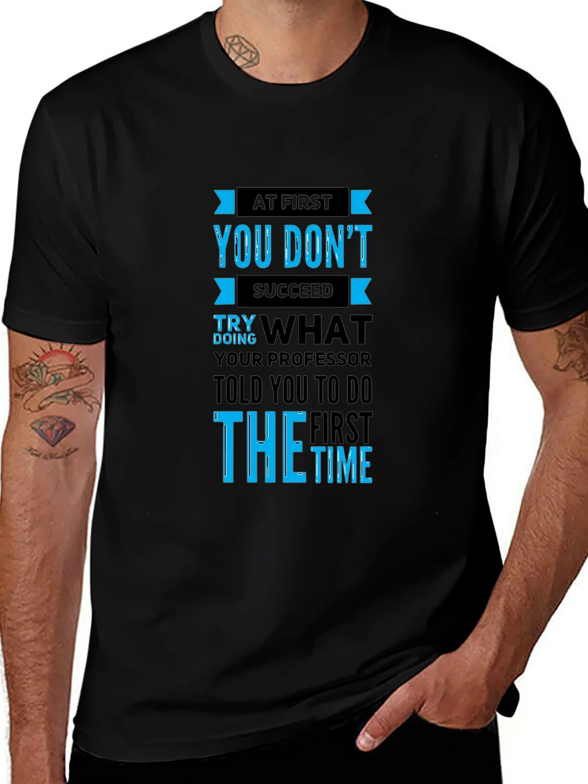 At First You Dont Succeed Mens T-Shirt product image 1