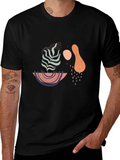 Abstract Graphic Print T-Shirt - Modern Art Tee product image 1