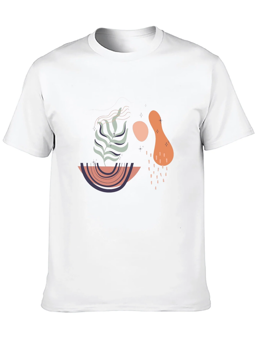 Abstract Graphic Print T-Shirt - Modern Art Tee product image 9