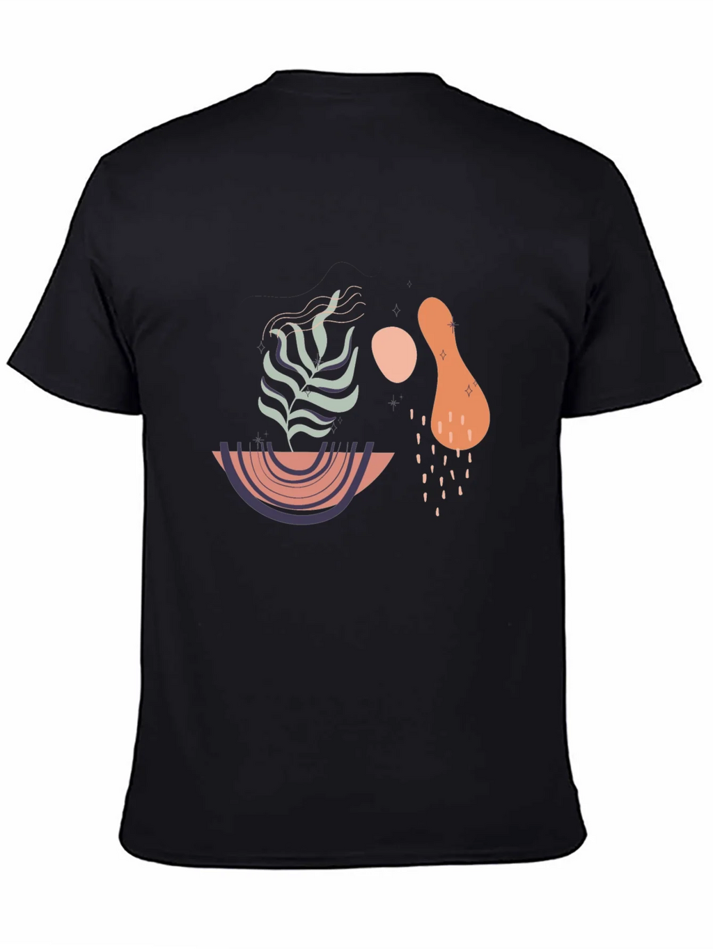 Abstract Graphic Print T-Shirt - Modern Art Tee product image 4