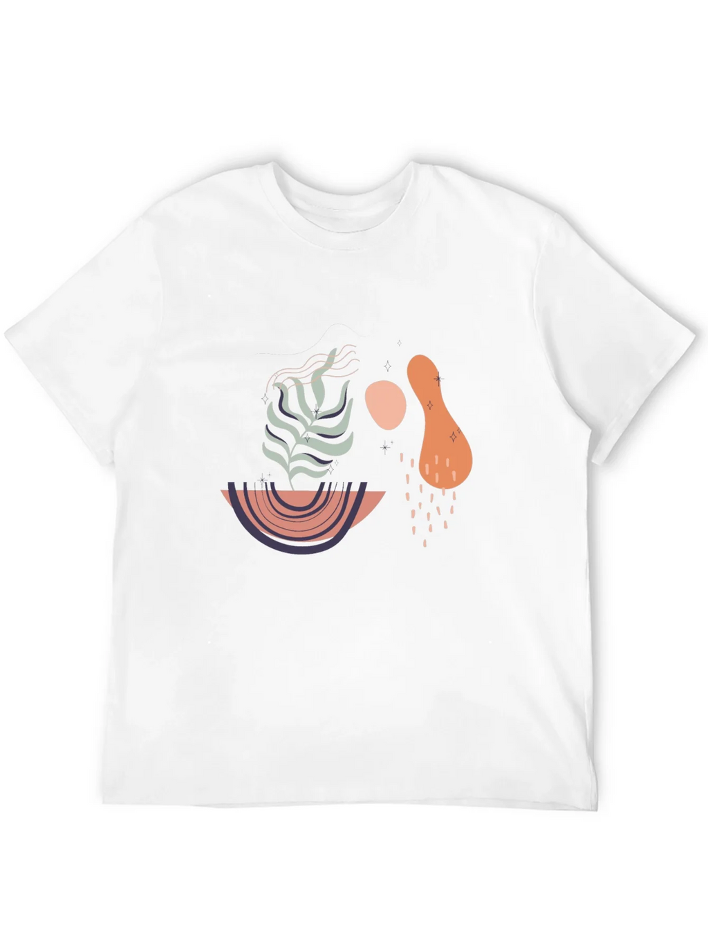 Abstract Graphic Print T-Shirt - Modern Art Tee product image 11