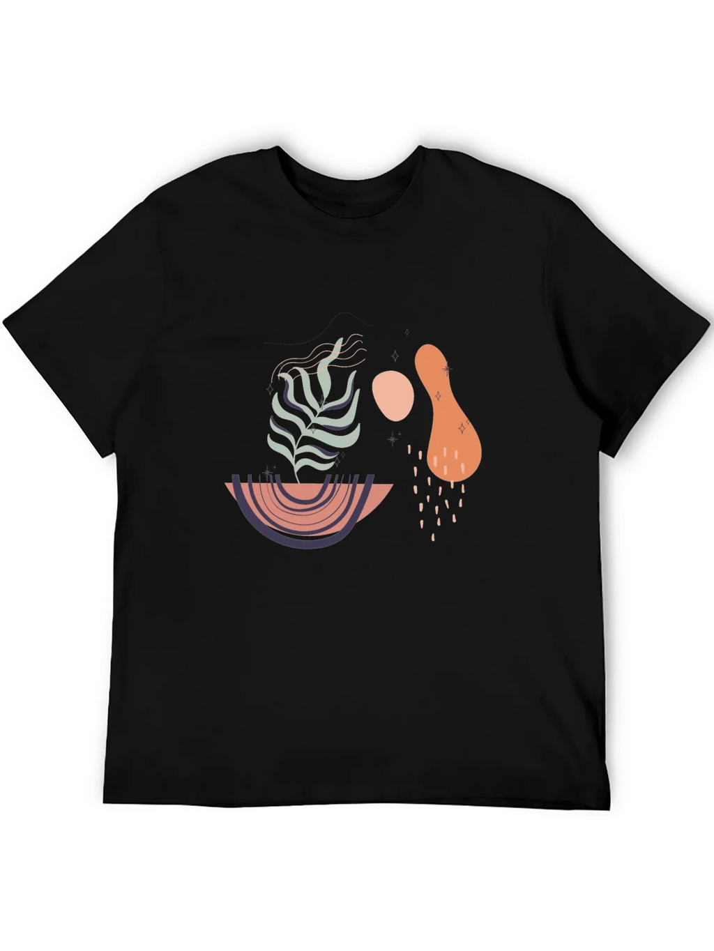 Abstract Graphic Print T-Shirt - Modern Art Tee product image 5