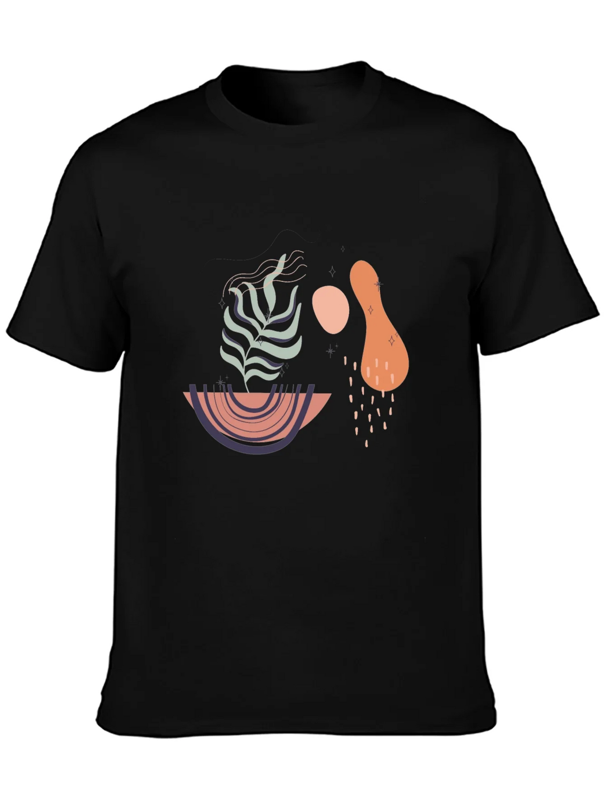 Abstract Graphic Print T-Shirt - Modern Art Tee product image 3