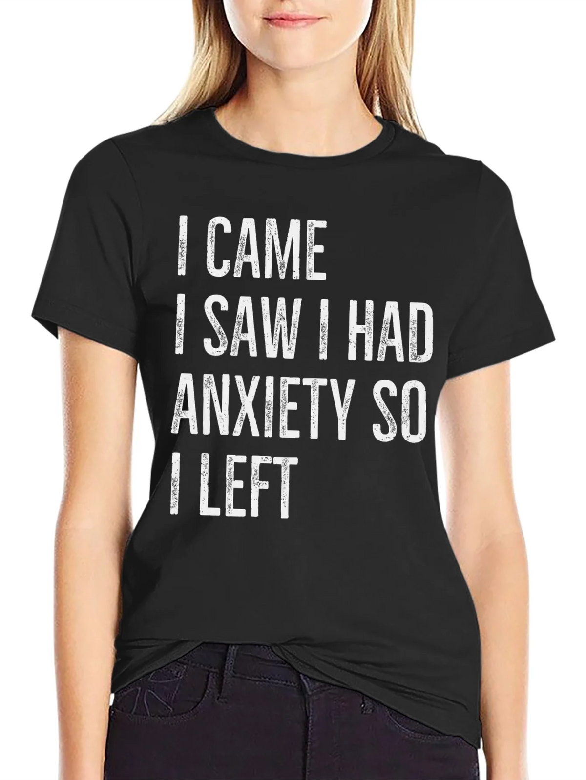 Anxiety Graphic Tee - Funny Slogan T-Shirt product image 2