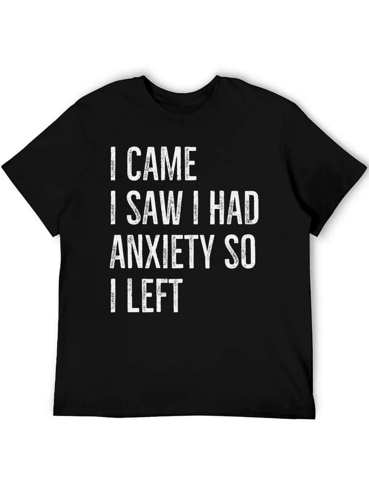 Anxiety Graphic Tee - Funny Slogan T-Shirt product image 5