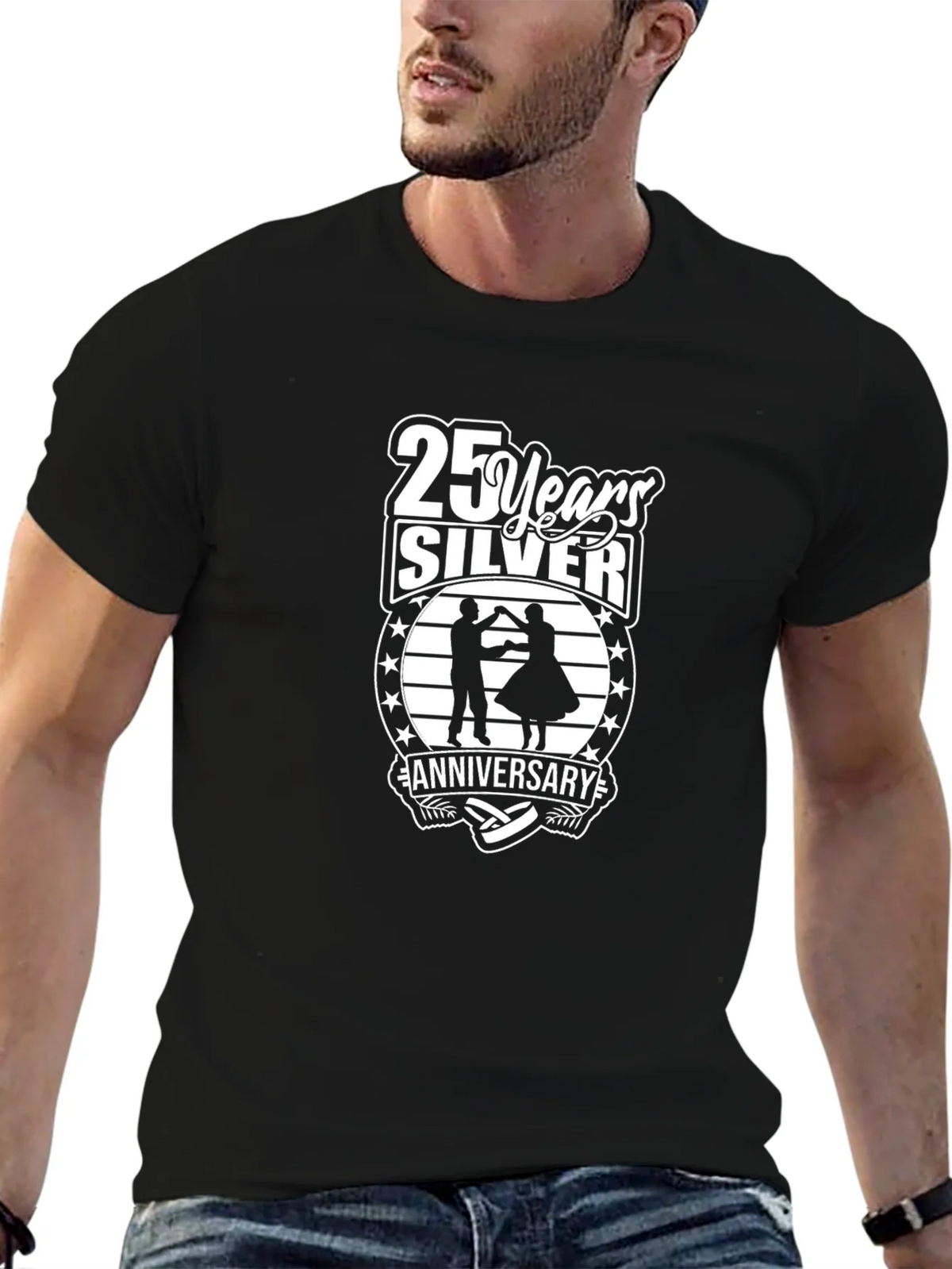 25th Anniversary T-Shirt - Silver Celebration product image 6