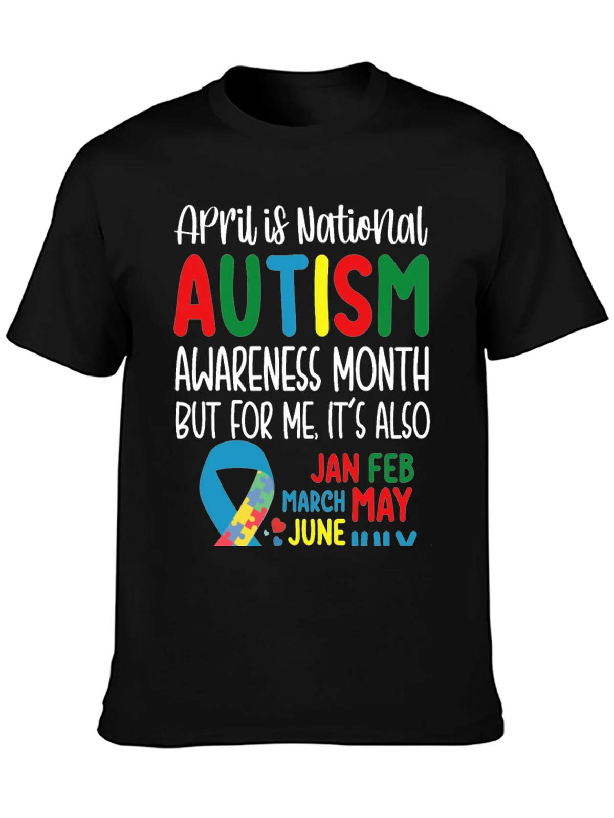 Autism Awareness Month Graphic T-Shirt product image 3