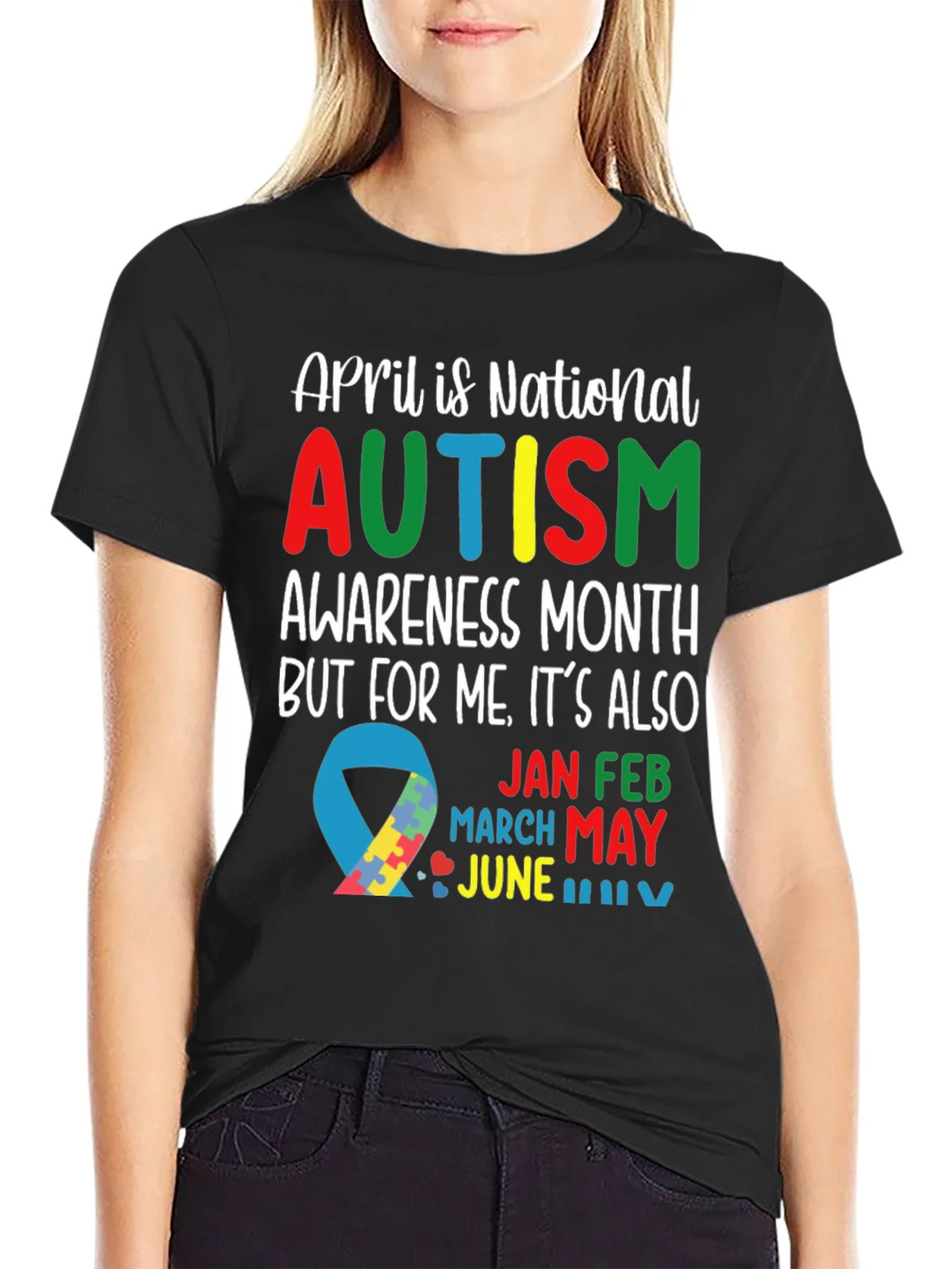 Autism Awareness Month Graphic T-Shirt product image 2