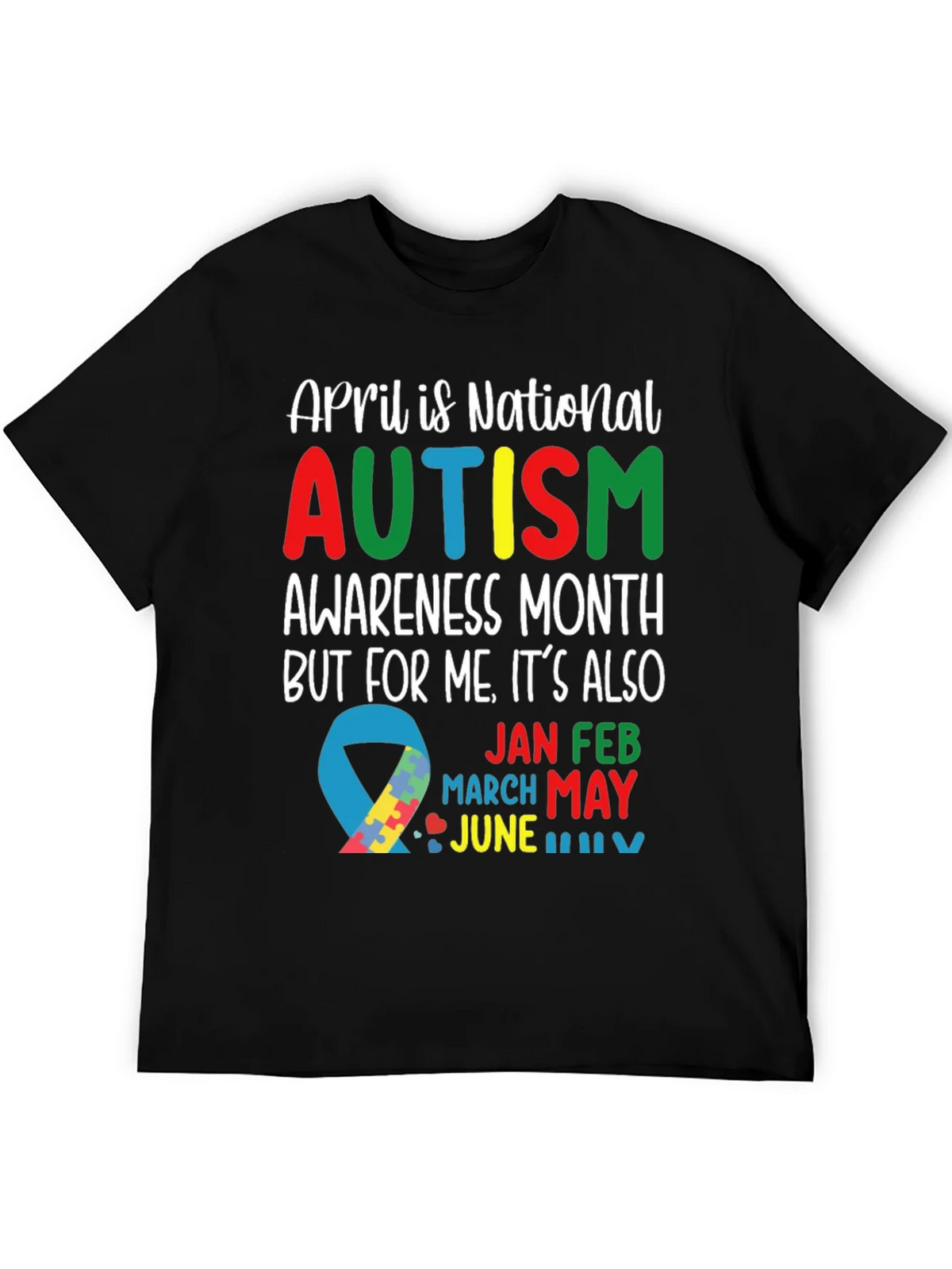 Autism Awareness Month Graphic T-Shirt product image 5