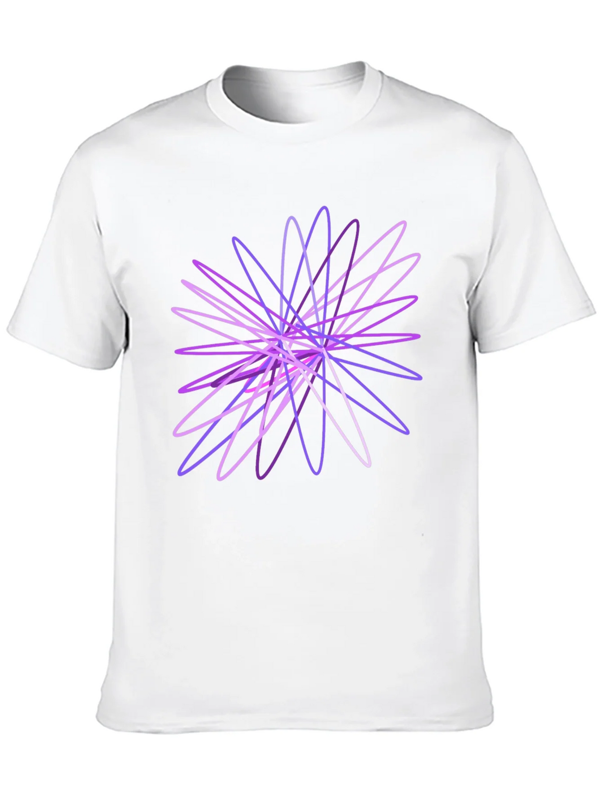 Abstract Geometric Black T-Shirt product image 9