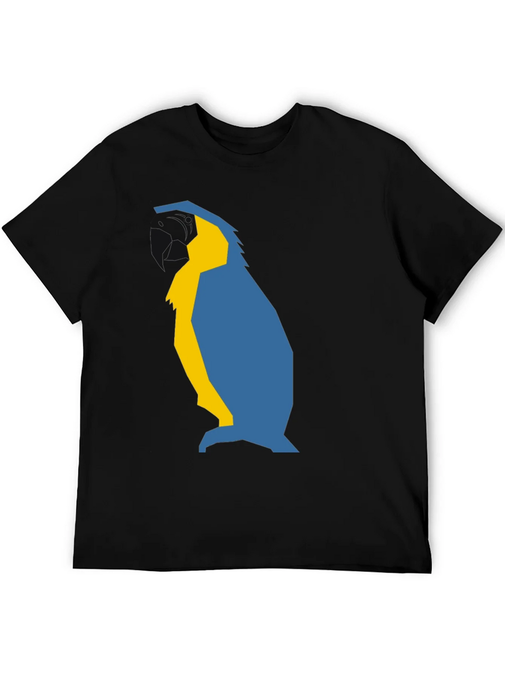 Abstract Penguin Graphic Tee - Black product image 5