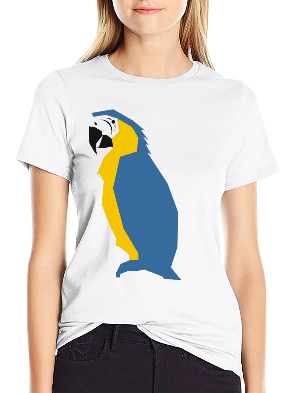 Abstract Penguin Graphic Tee - Black product image 8