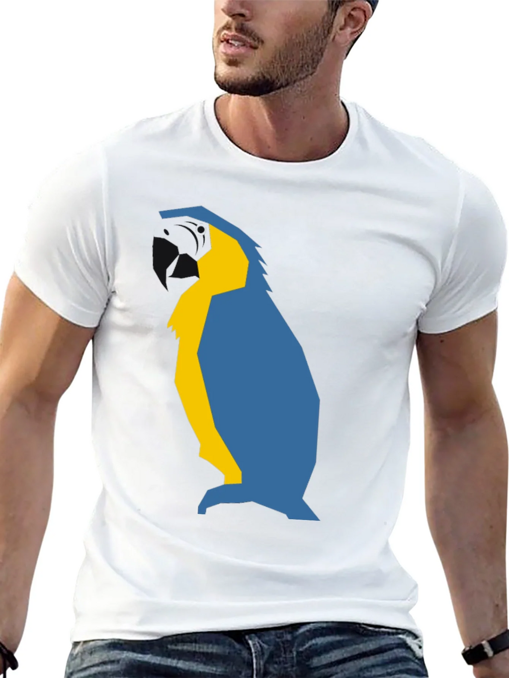 Abstract Penguin Graphic Tee - Black product image 12