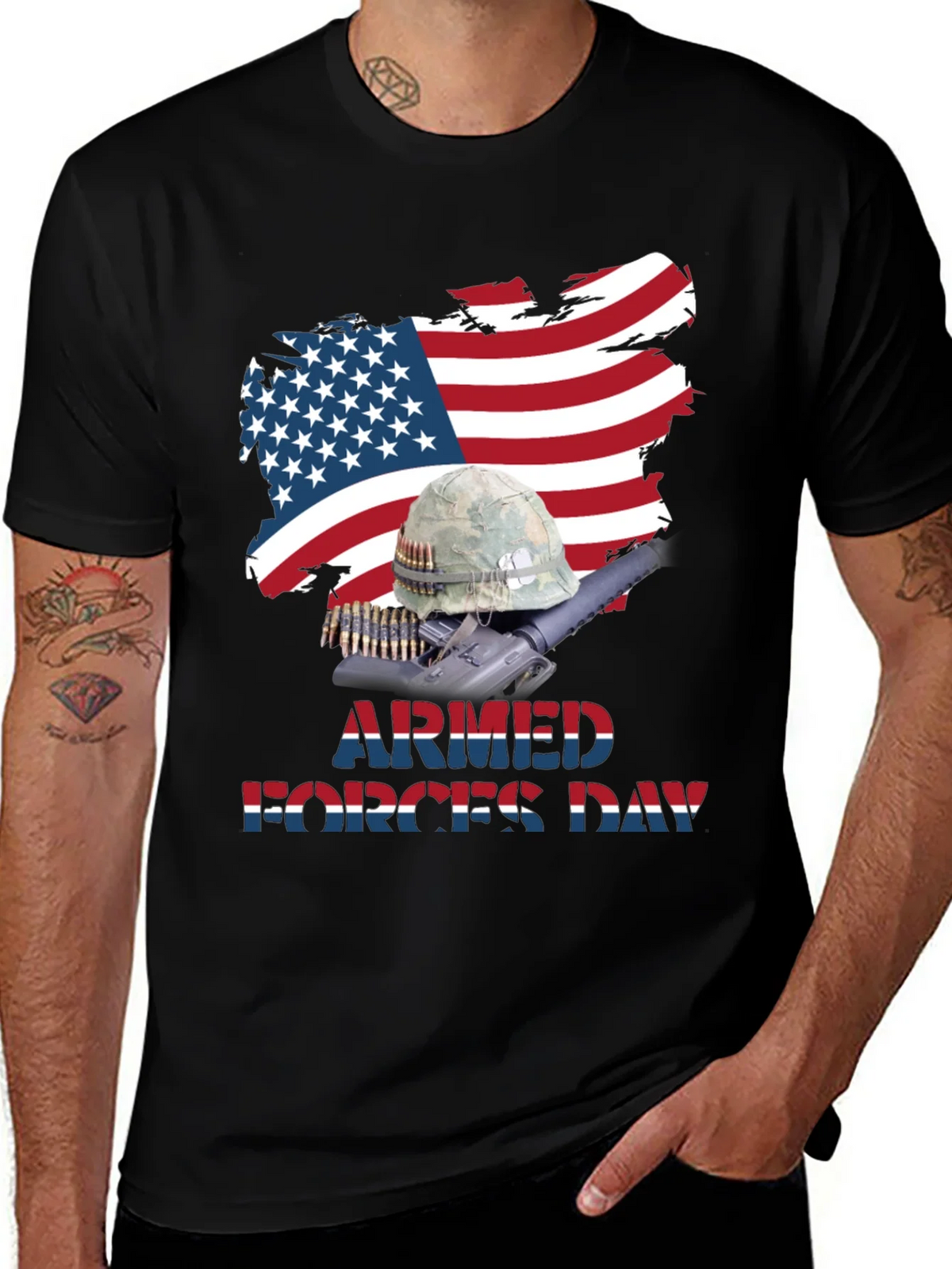 Armed Forces Day Graphic T-Shirt product image 1