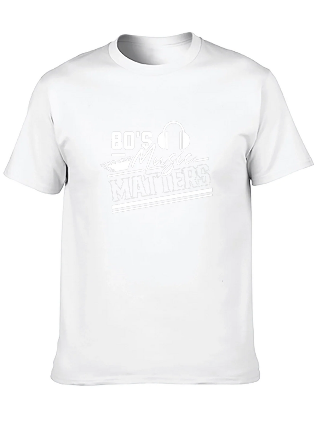 80s Music Matters Graphic Tee - Black product image 9