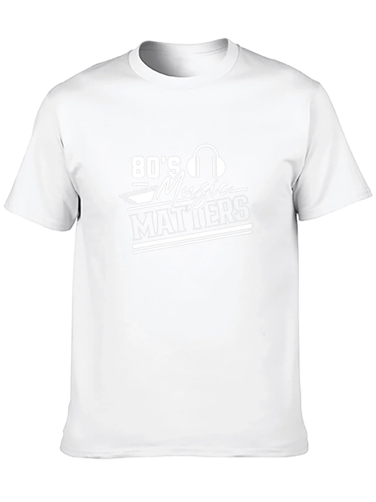 80s Music Matters Graphic Tee - Black product image 9