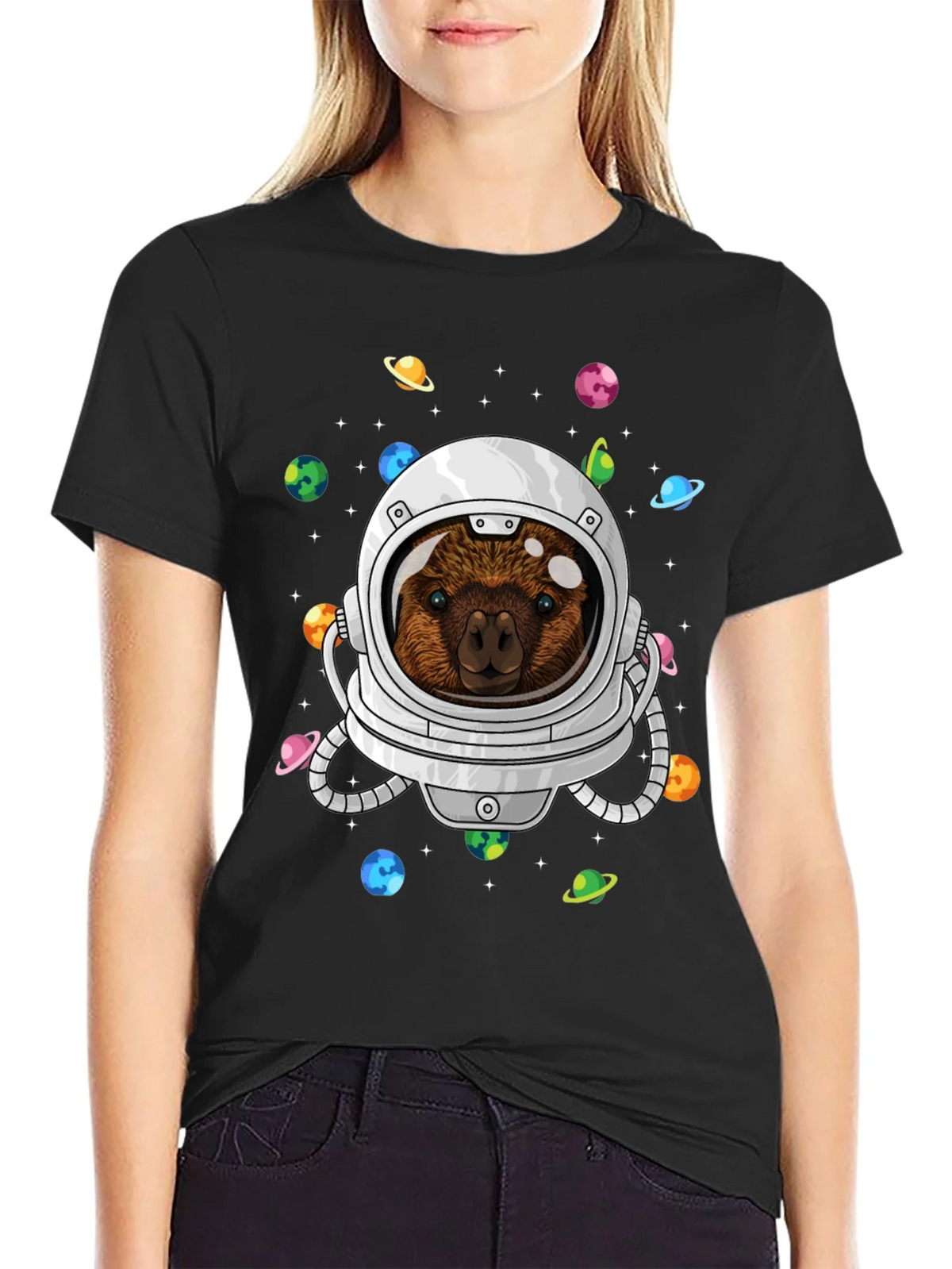 Astronaut Quokka Space T-Shirt product image 2