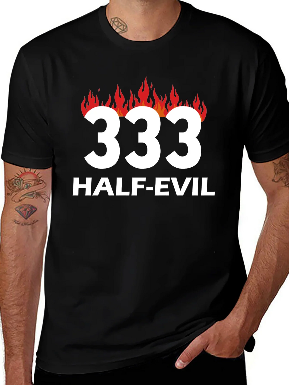 333 Half-Evil Graphic Tee product image 1