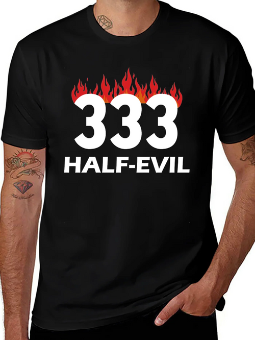 333 Half-Evil Graphic Tee product image 1