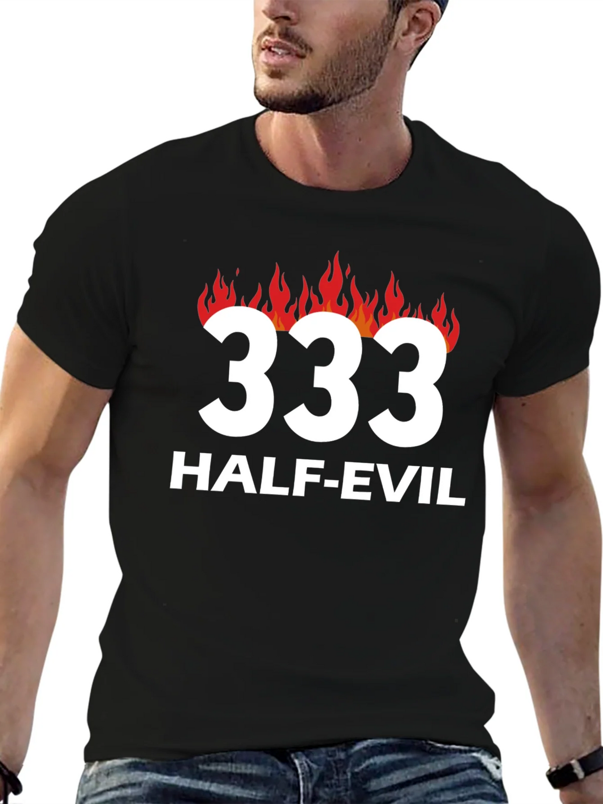 333 Half-Evil Graphic Tee product image 6