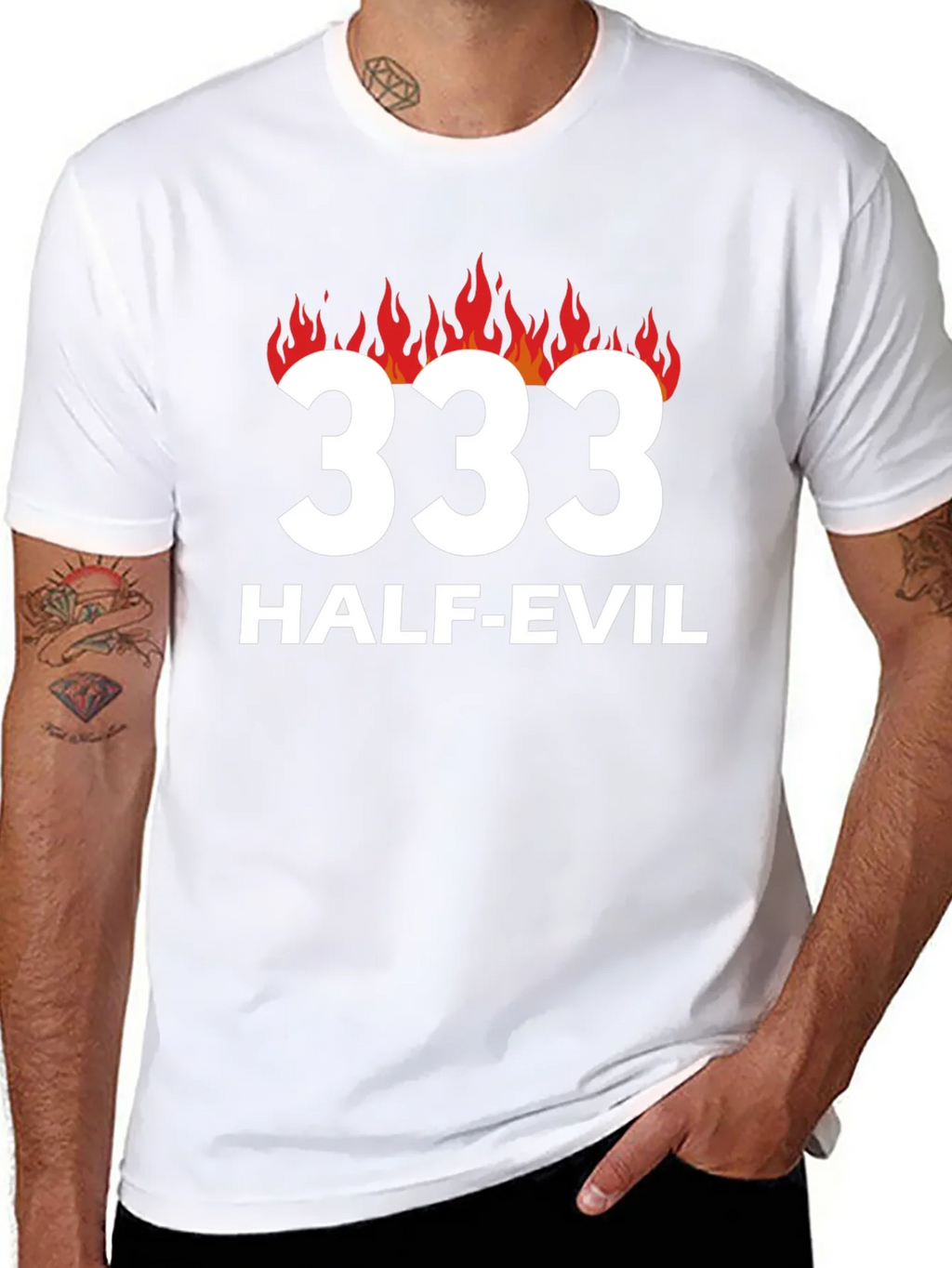333 Half-Evil Graphic Tee product image 7