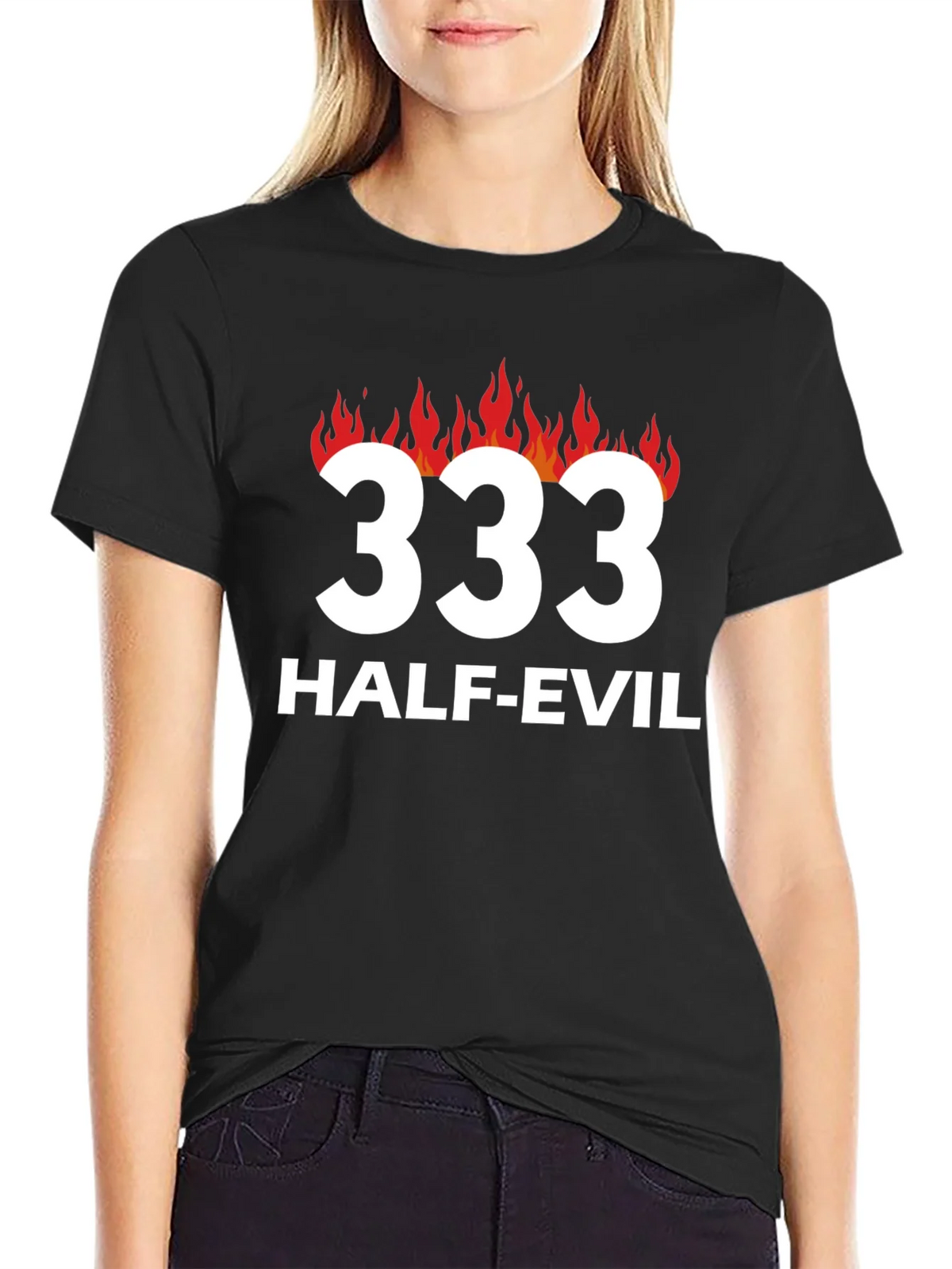 333 Half-Evil Graphic Tee product image 2