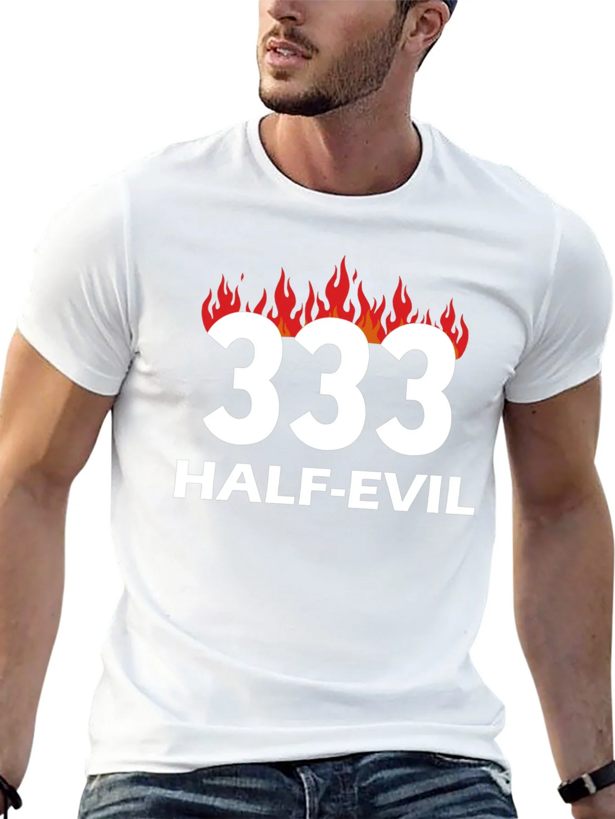 333 Half-Evil Graphic Tee product image 12