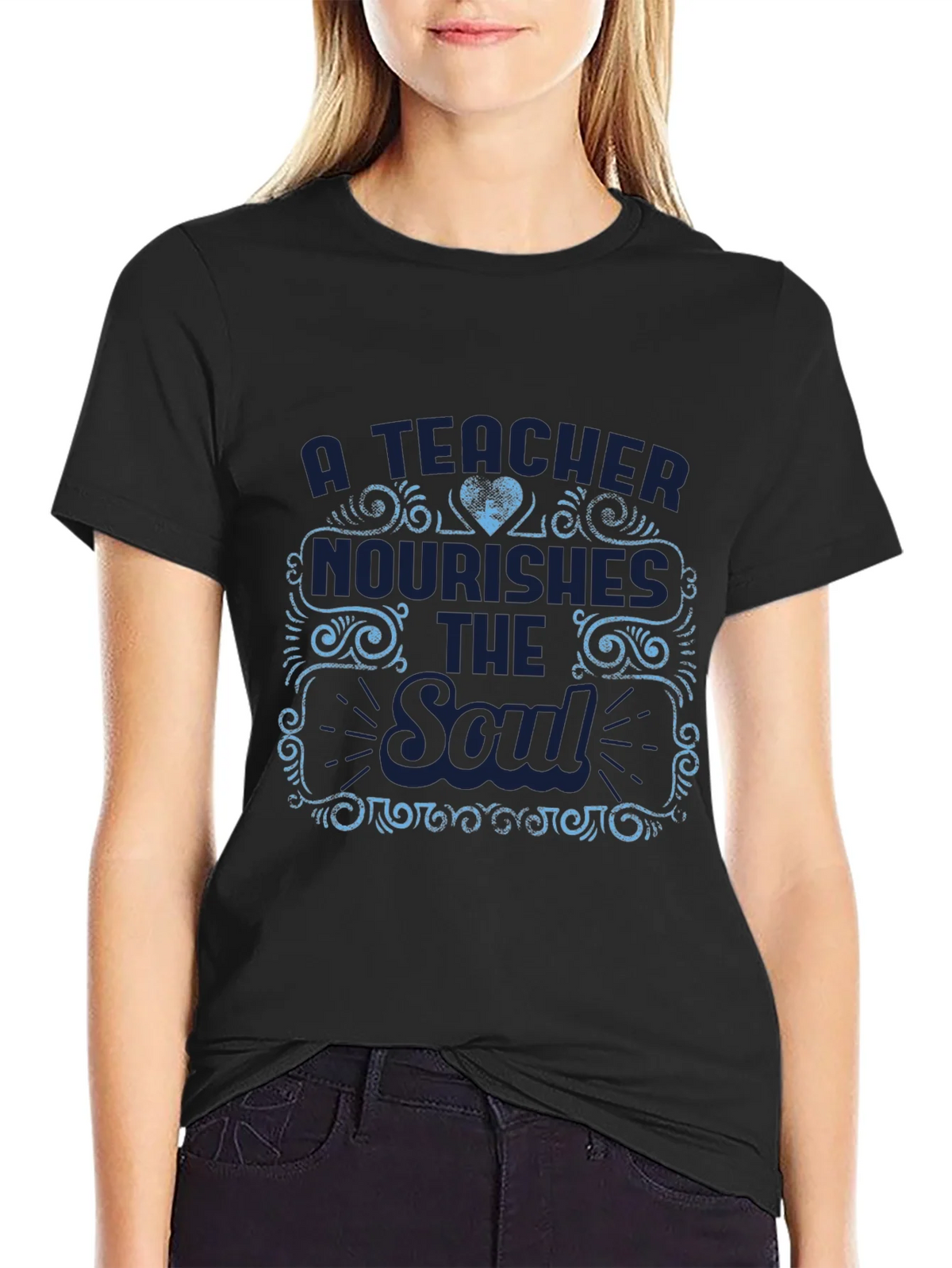 A Teacher Nourishes the Soul T-Shirt product image 2