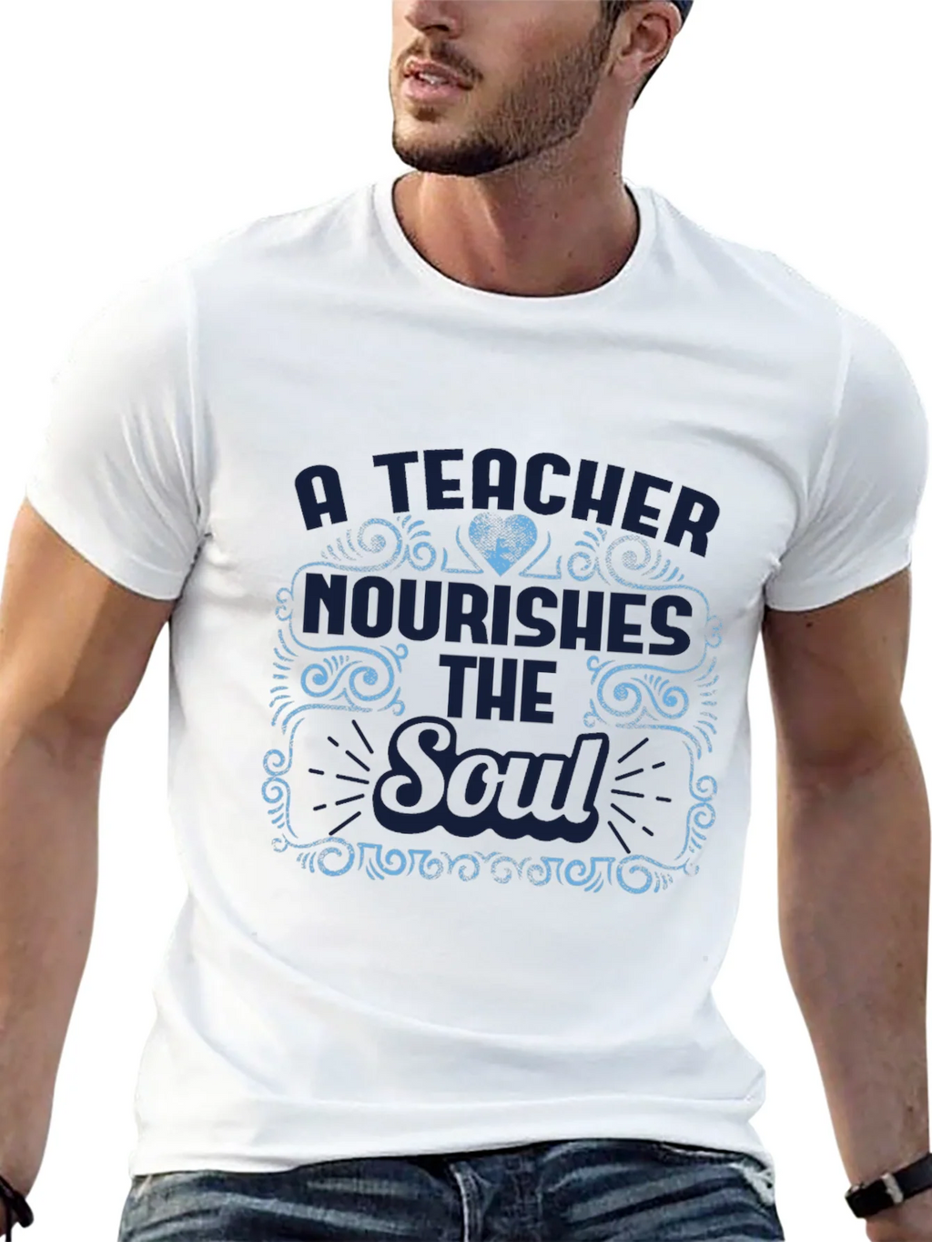 A Teacher Nourishes the Soul T-Shirt product image 12
