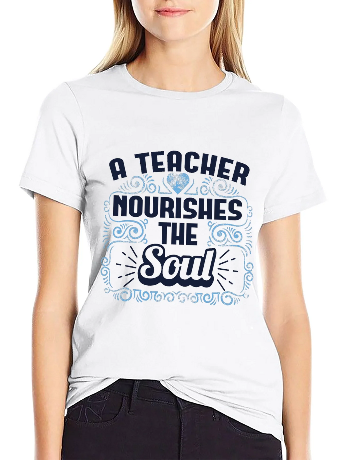 A Teacher Nourishes the Soul T-Shirt product image 8