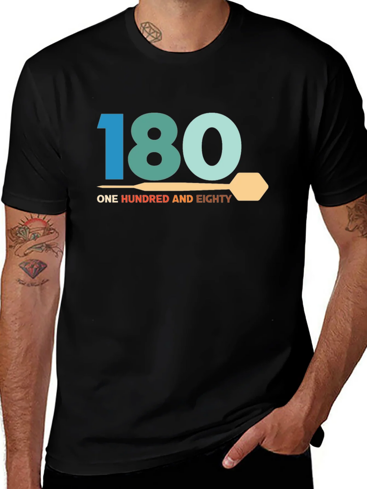 180 Darts T-Shirt - One Hundred and Eighty product image 1