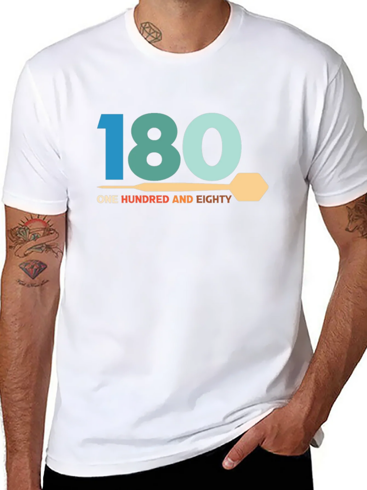 180 Darts T-Shirt - One Hundred and Eighty product image 7