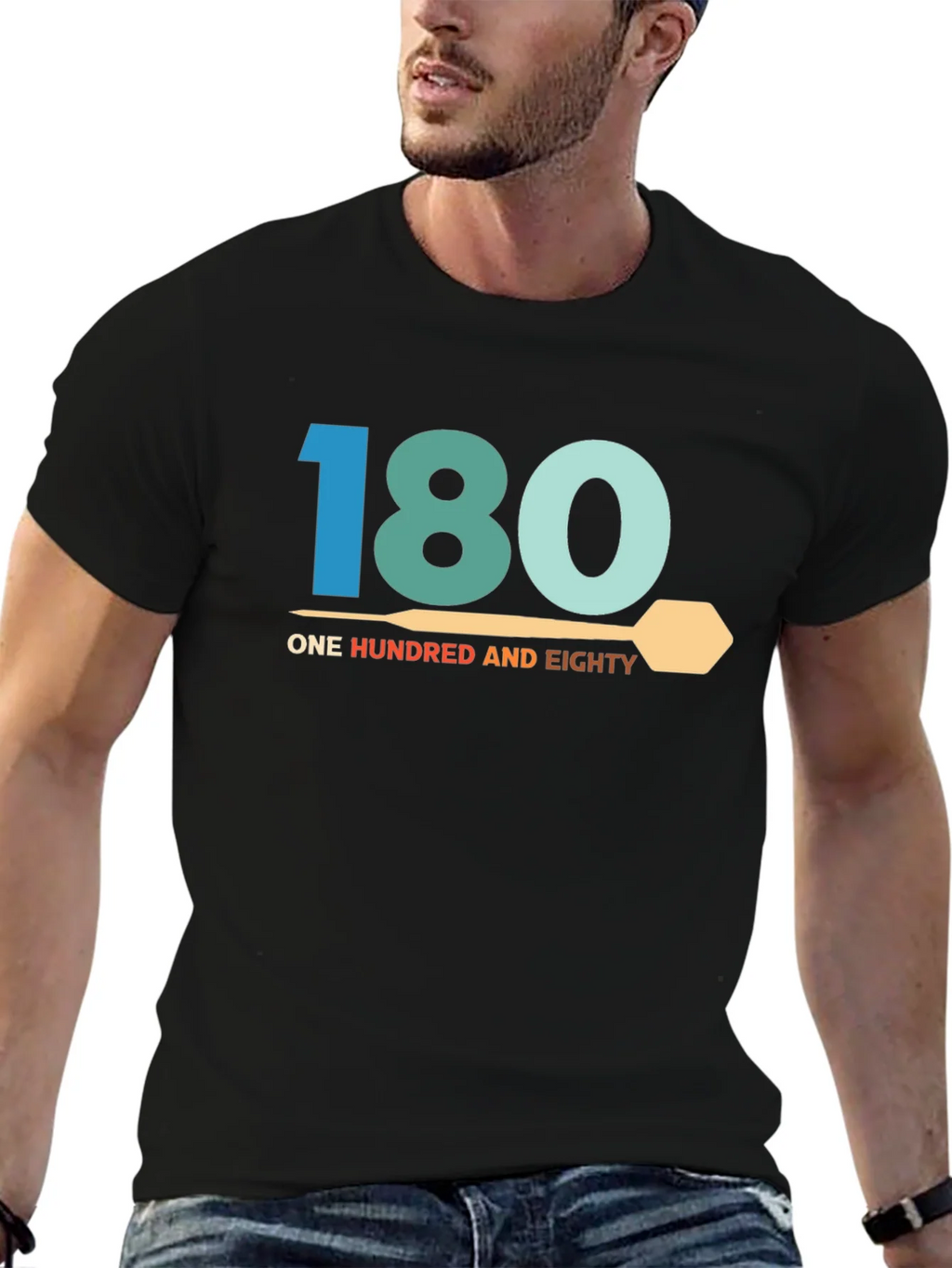 180 Darts T-Shirt - One Hundred and Eighty product image 6
