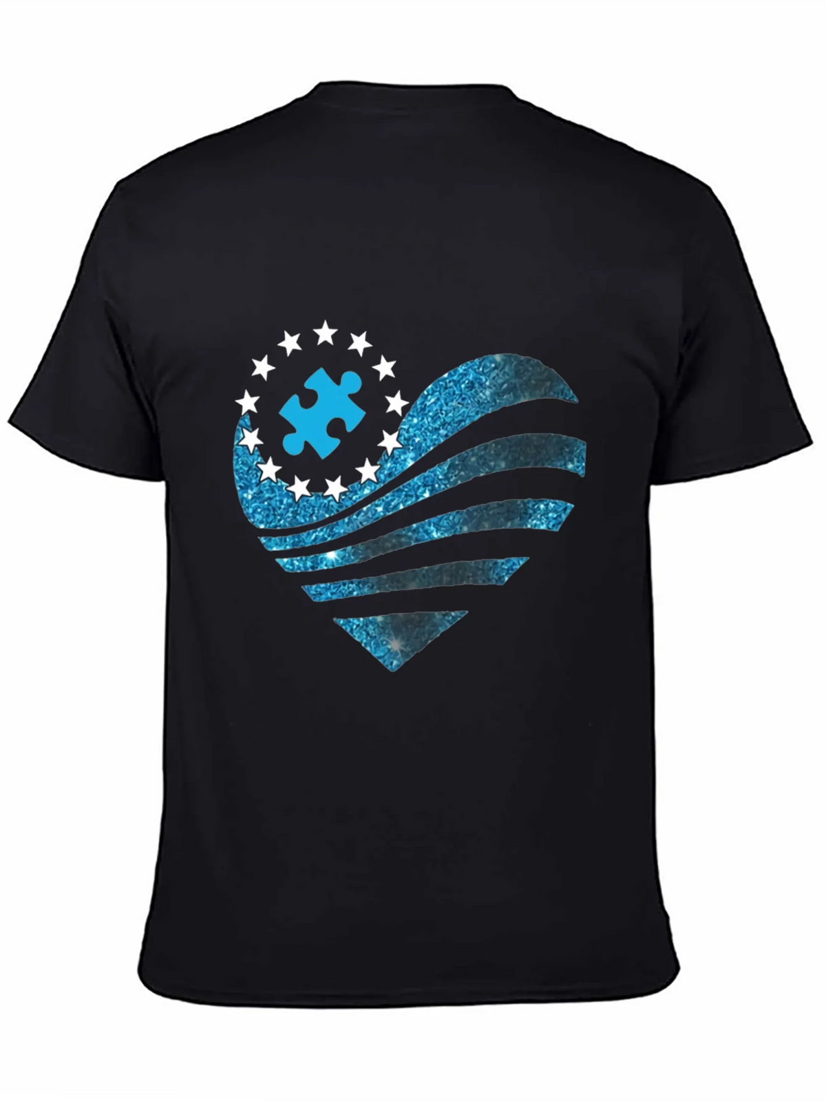 Autism Awareness Heart T-Shirt product image 4