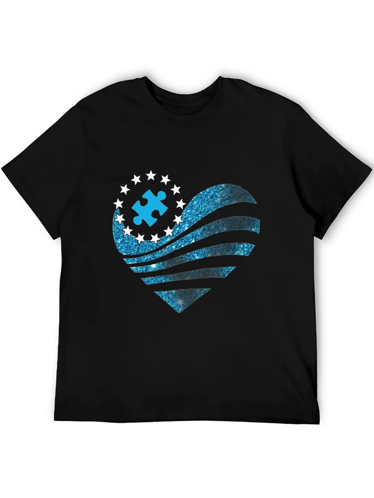 Autism Awareness Heart T-Shirt product image 5