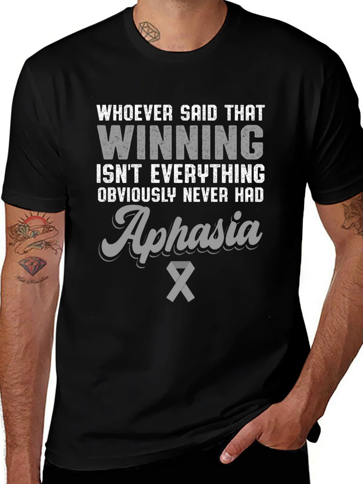 Aphasia Awareness Graphic T-Shirt product image 1