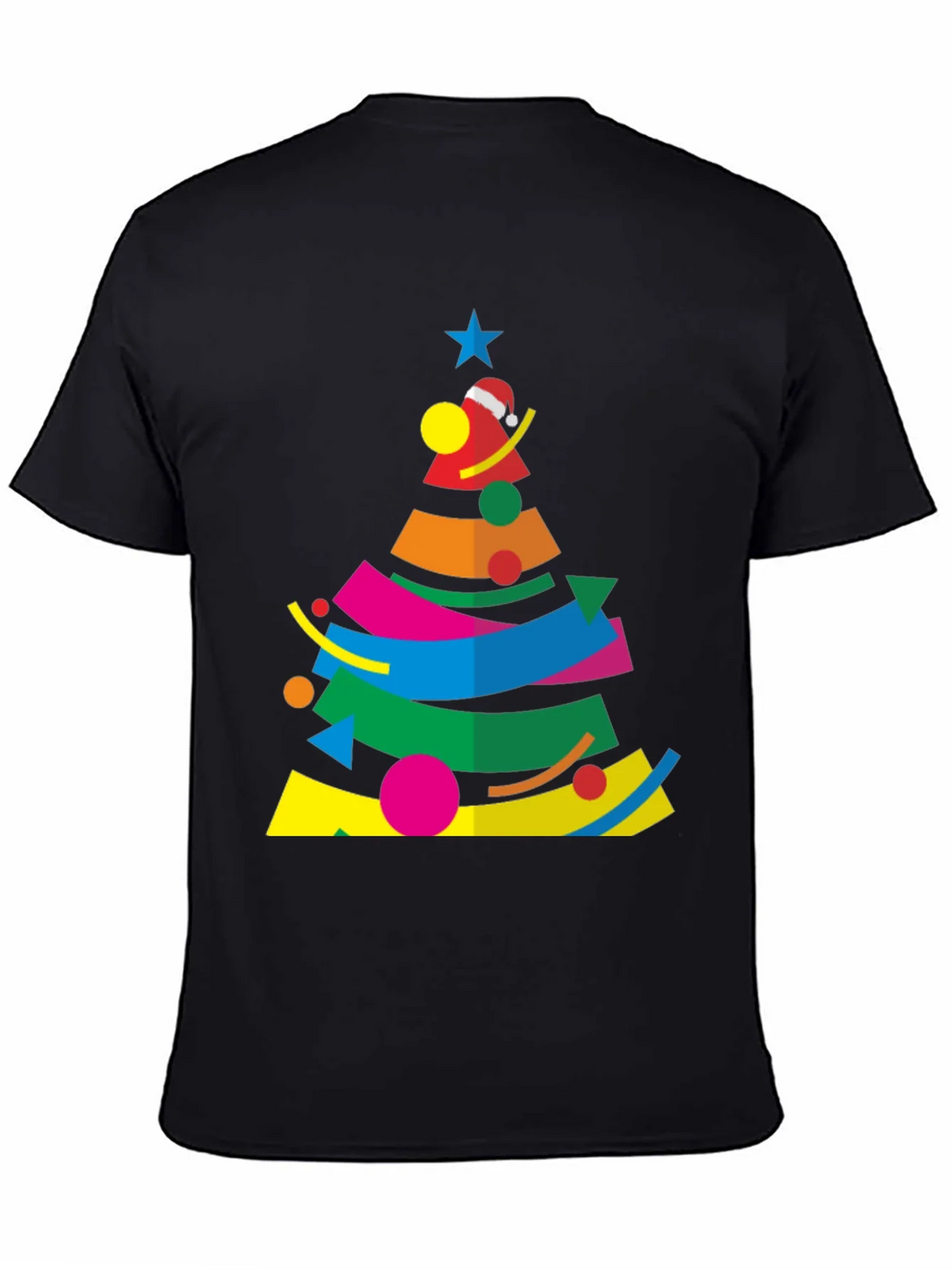Abstract Christmas Tree Graphic Tee product image 4