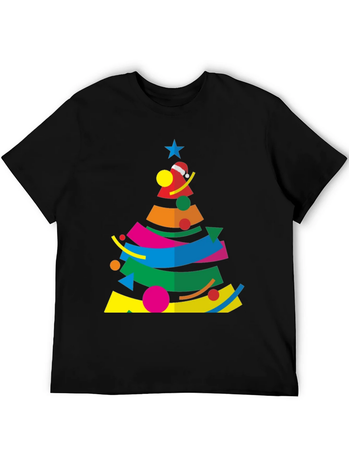 Abstract Christmas Tree Graphic Tee product image 5