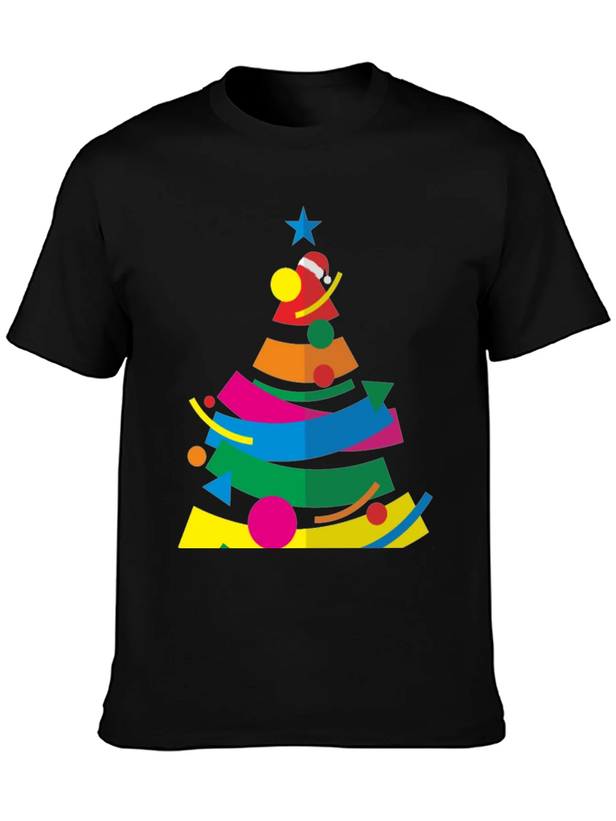 Abstract Christmas Tree Graphic Tee product image 3