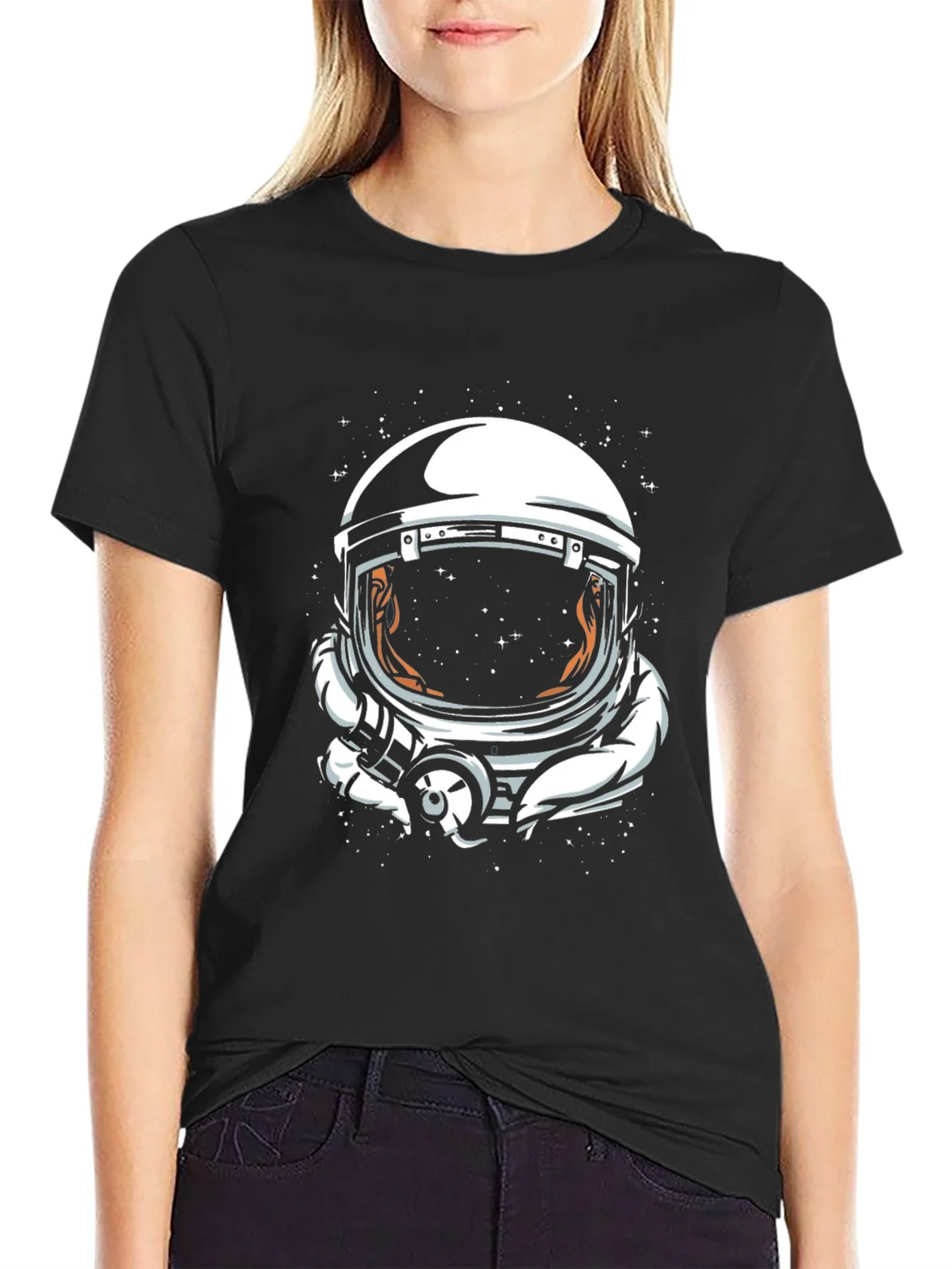 Astronaut Helmet Graphic Tee - Space Explorer T-Shirt product image 2