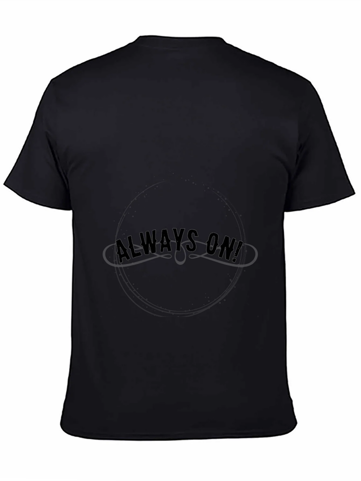Always On Black Graphic T-Shirt product image 4