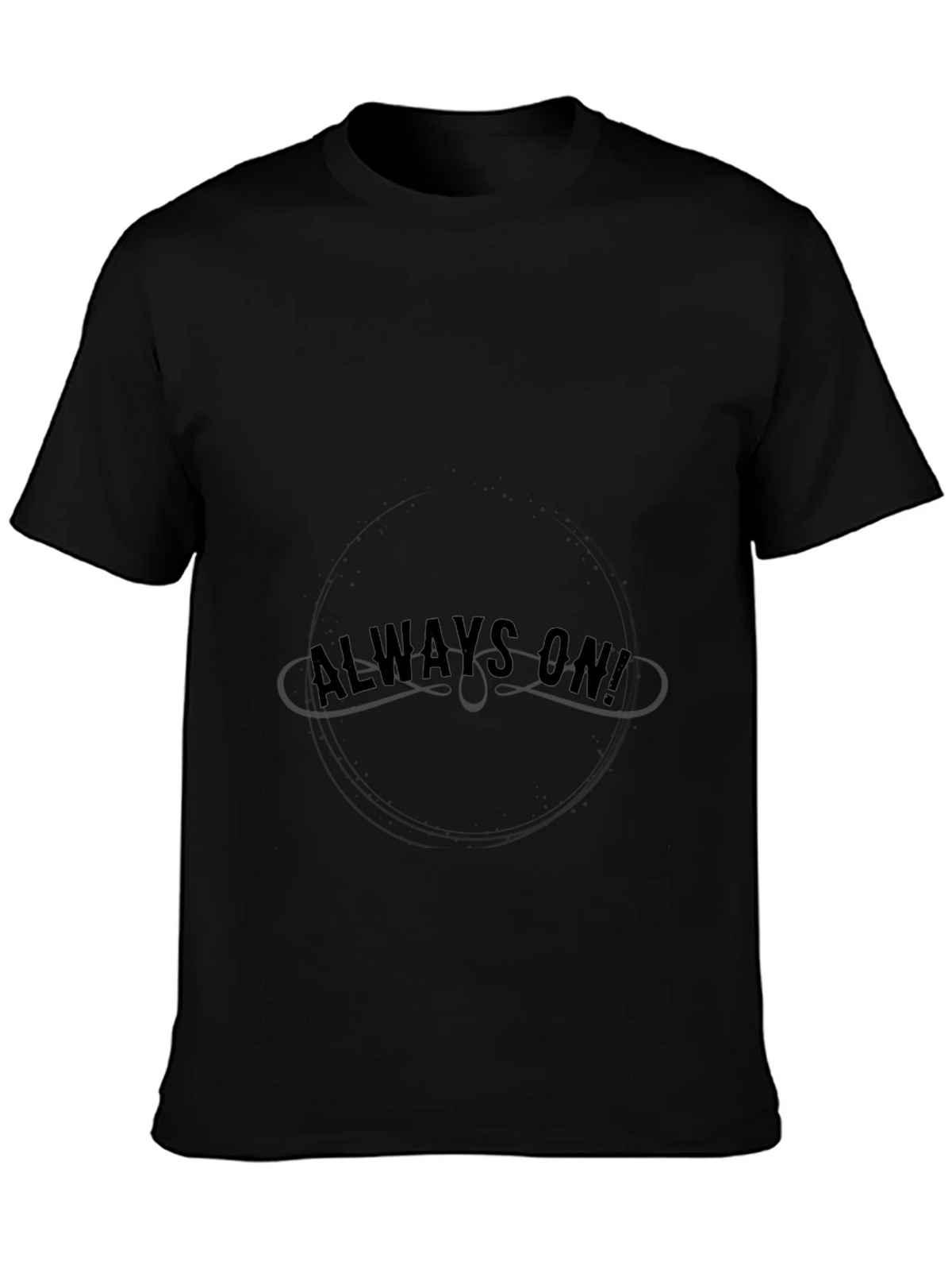 Always On Black Graphic T-Shirt product image 3