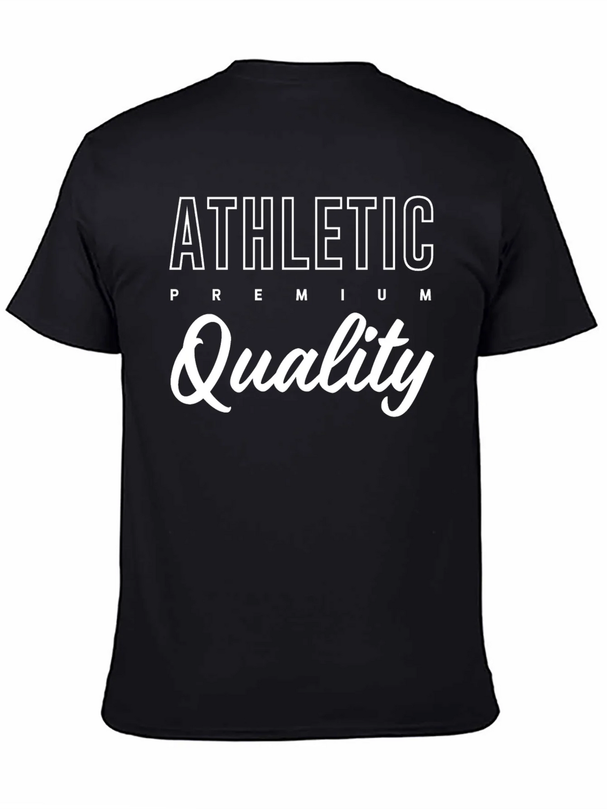 Athletic Premium Quality Black T-Shirt product image 4